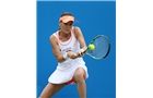 EASTBOURNE, ENGLAND - JUNE 16: Agnieszka Radwanska of Poland plays a backhand against Anastasia Pavlyuchenkova of Russia during their Women's Singles first round match on day three of the Aegon International at Devonshire Park on June 16, 2014 in Eastbourne, England.  (Photo by Steve Bardens/Getty Images)